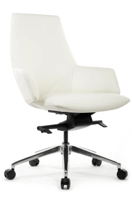 Кресло для персонала Riva Design Спелл-М / Spell-M B1719 белая кожа